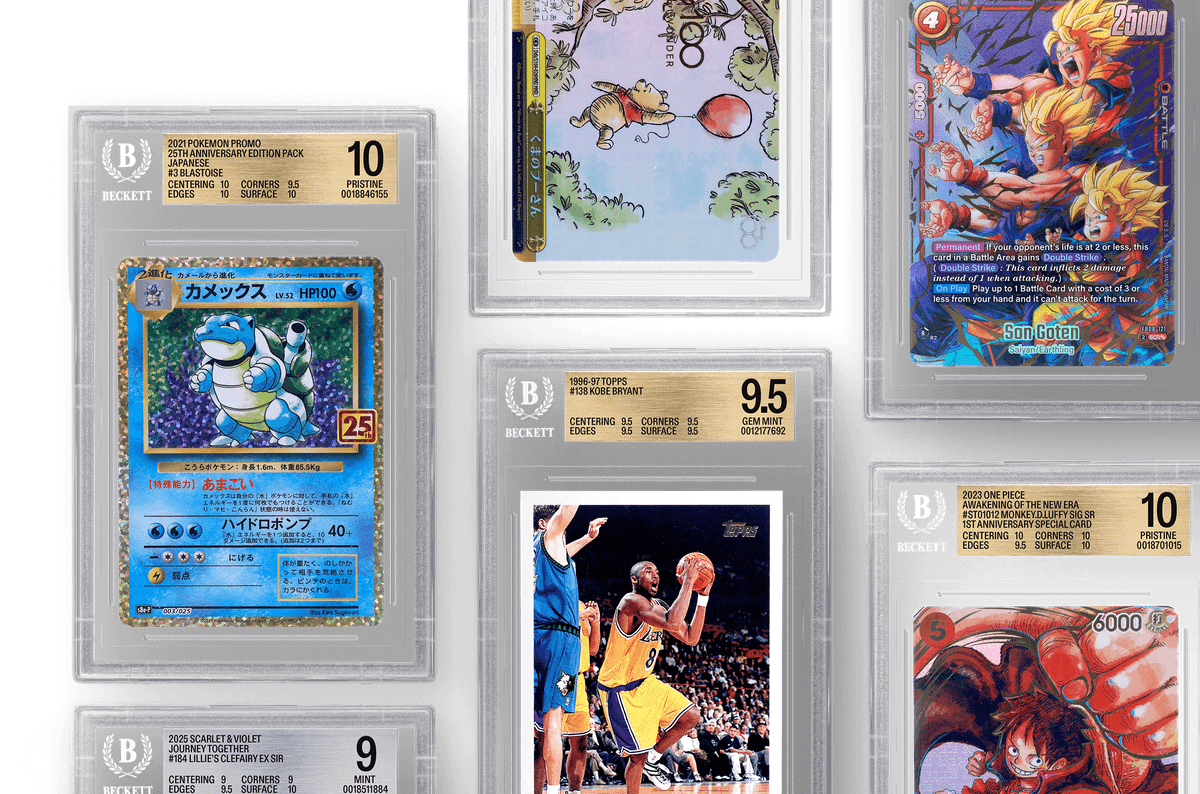 Card Grading - Sports, Gaming, Non-Sports Cards - Beckett