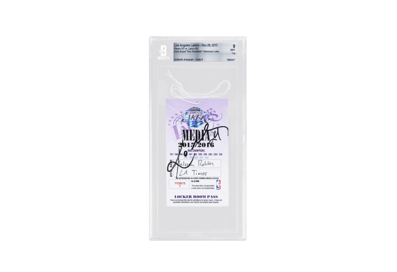 Ticket Grading Services Beckett Authentication