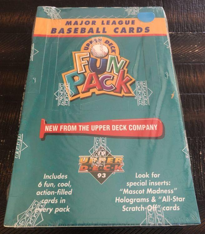 CHEAP WAX WEDNESDAY BOX BREAKS: 1993 UPPER DECK FUN PACK BASEBALL