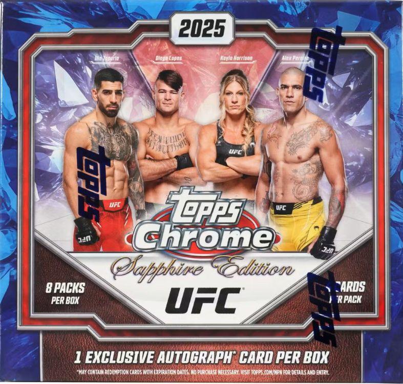 2025 Topps Chrome Sapphire UFC Details