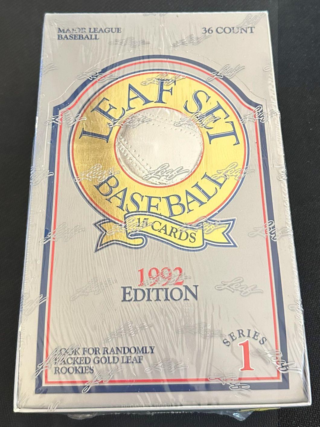 CHEAP WAX WEDNESDAY BOX BREAKS: 1992 LEAF SERIES 1 BASEBALL