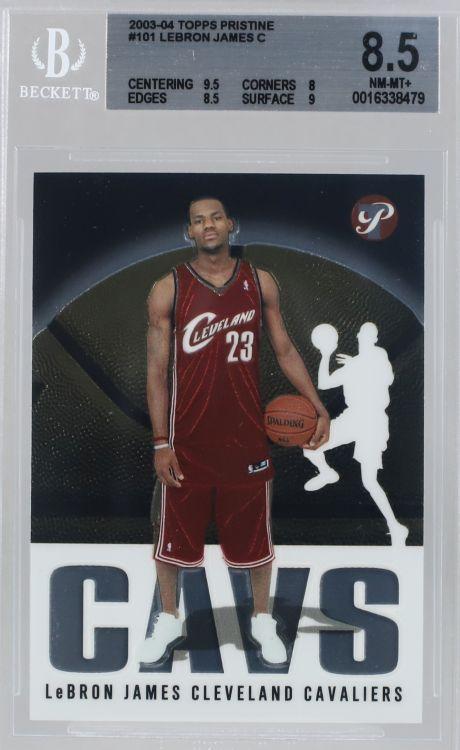 Topps 2003-04 Pristine LeBron James RC Graded Still Holding Great Value