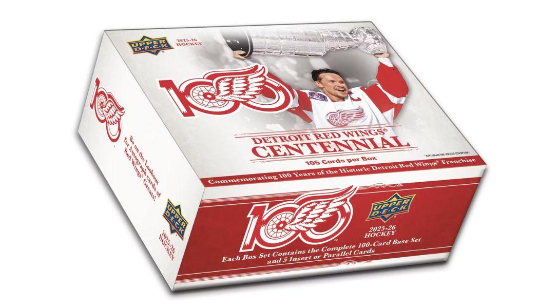 2025-26 Upper Deck Detroit Red Wings Centennial Box Set Checklist and Details