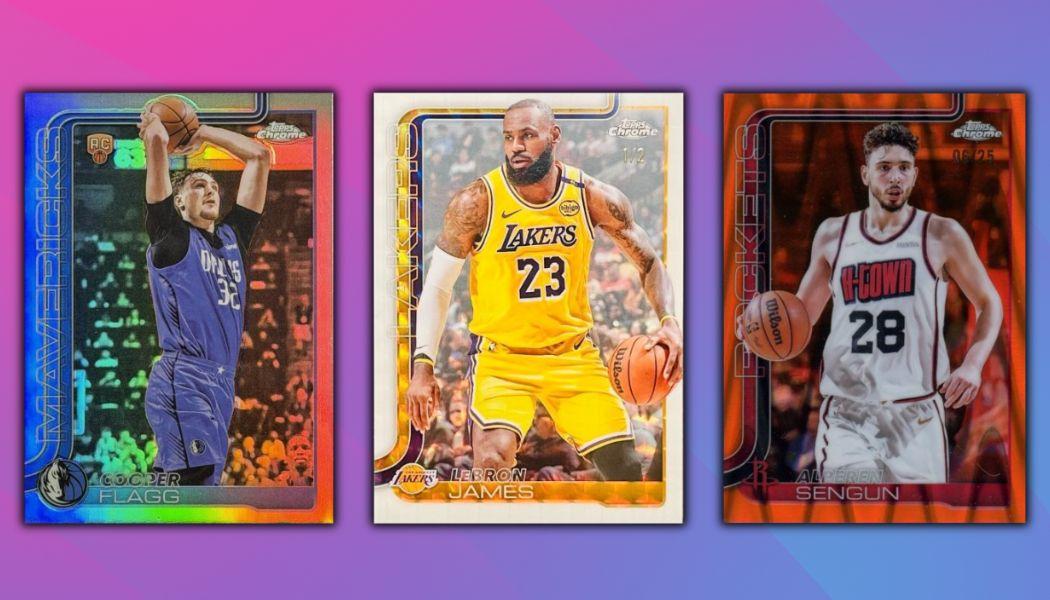 2025-26 Topps Chrome Basketball Parallel Guide and Image Gallery