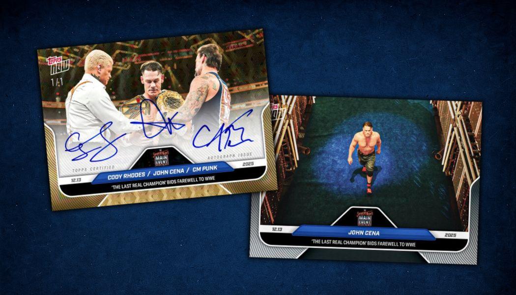 Topps Now Tribute to John Cena Includes Autographs, SSPs