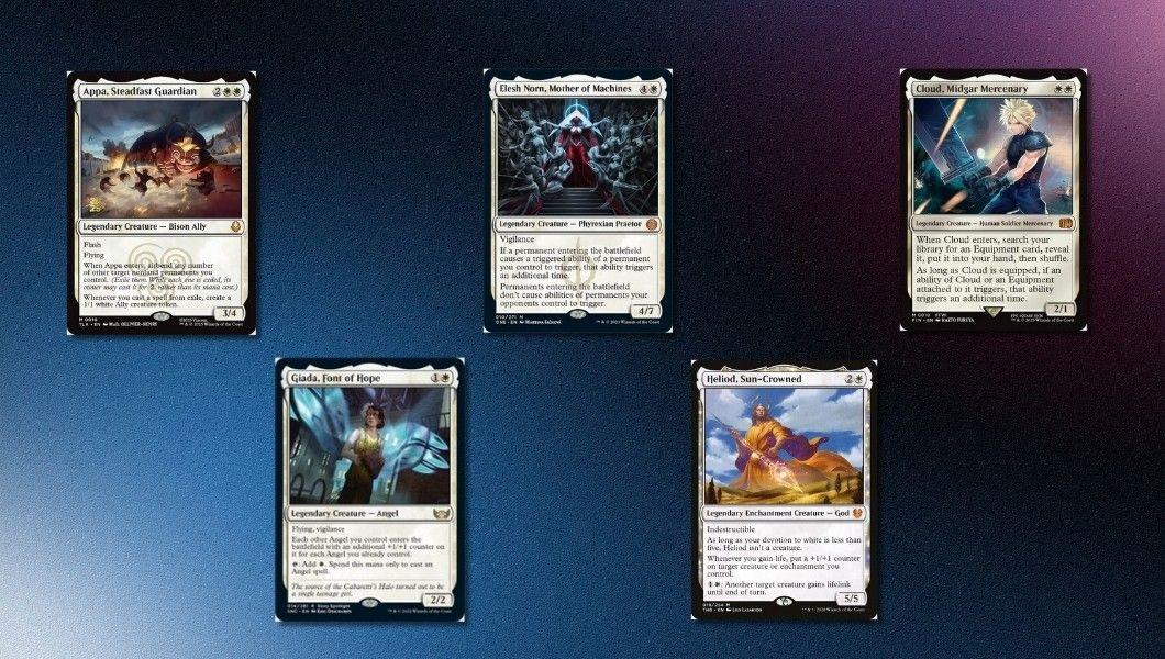 Top Five Mono-White Commanders in Magic: The Gathering