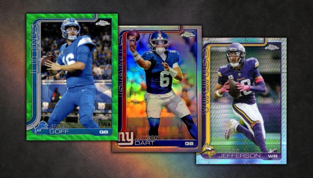 2025 Topps Chrome Football Parallel Guide and Image Gallery