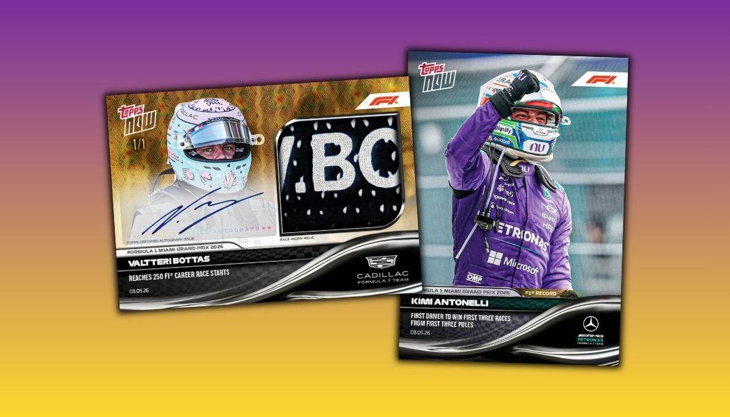 2026 Topps Now Formula 1 Checklist and Details