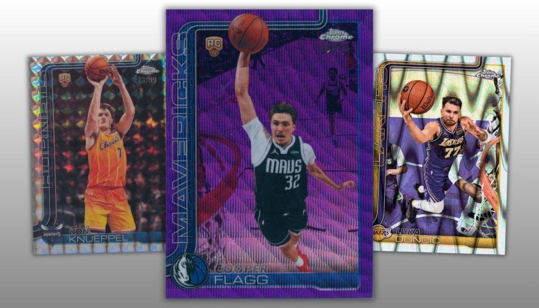 2025-26 Topps Chrome Update Basketball Parallel Guide and Image Gallery