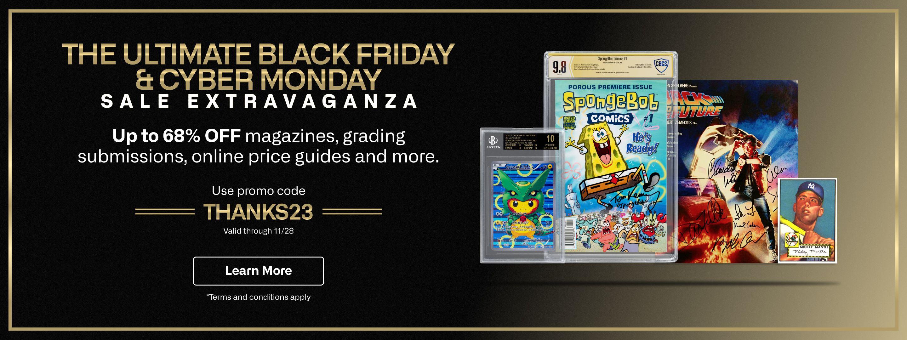 The Ultimate Beckett Black Friday & Cyber Monday Sale Extravaganza