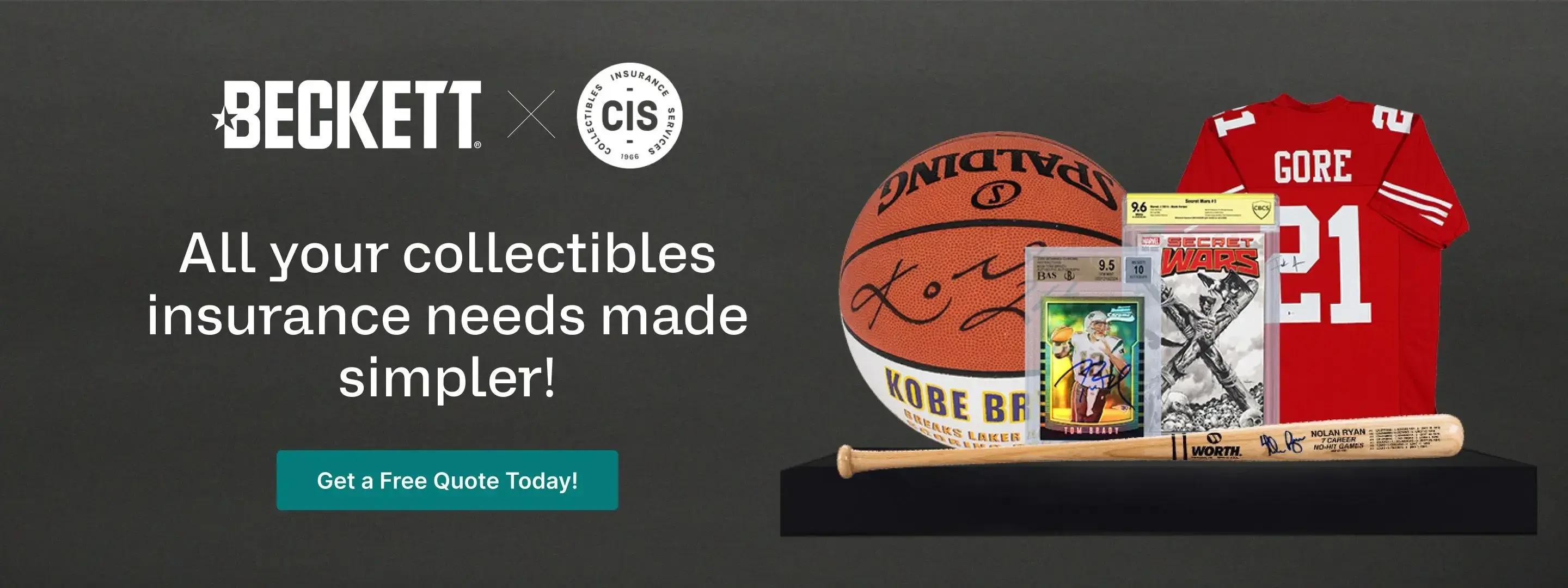 All your collectibles insurance needs made simpler!