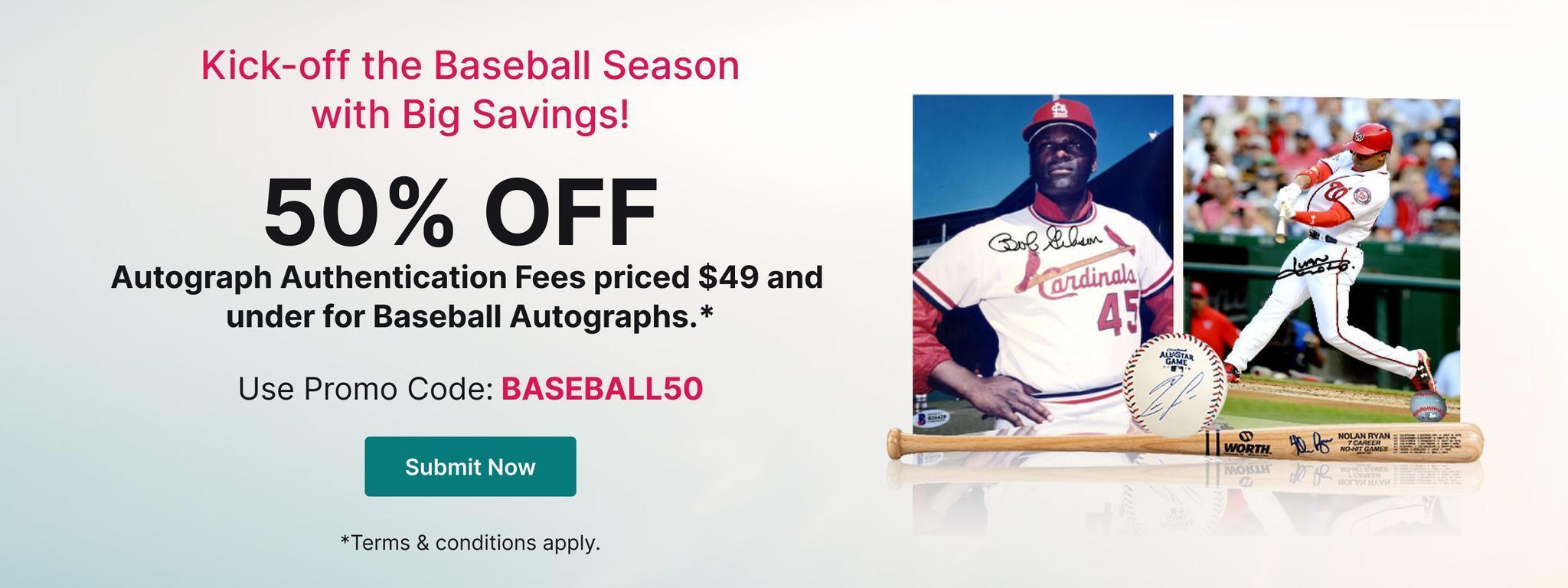 Kick-off the Baseball Season with Big Savings!